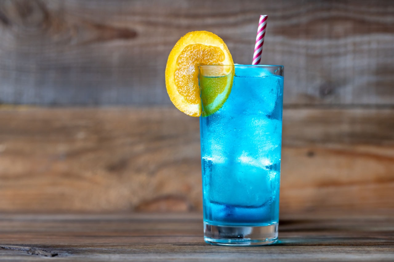 Blue Lagoon cocktail