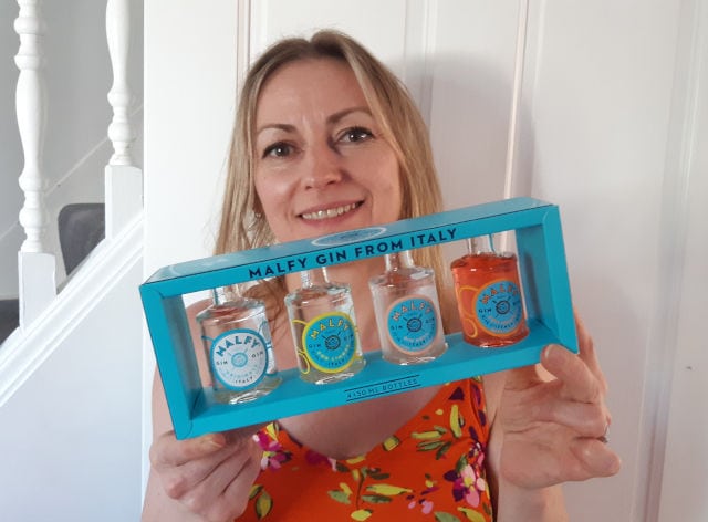 I bought all 4 Malfy gin bottles in cute miniatures!