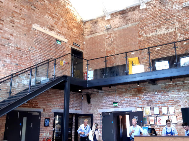 Once Inside the building