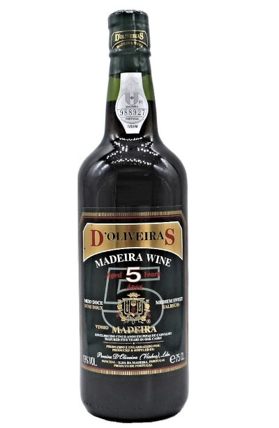Pereira D'Oliveira 5 Year Old Medium Dry Madeira