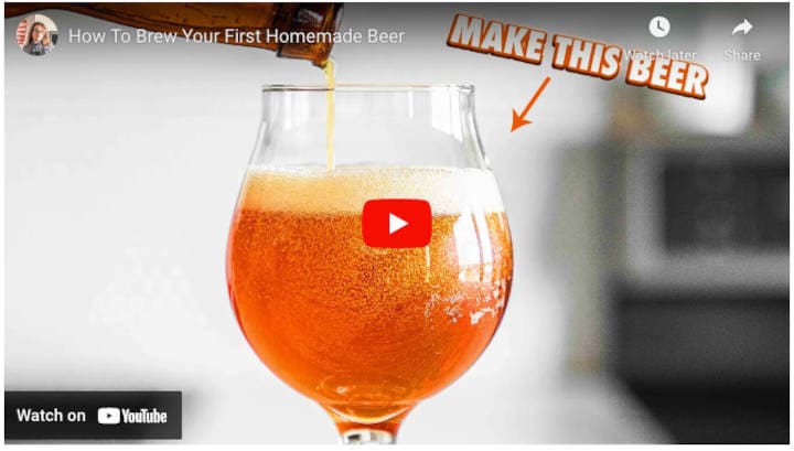 how to make beer at home video
